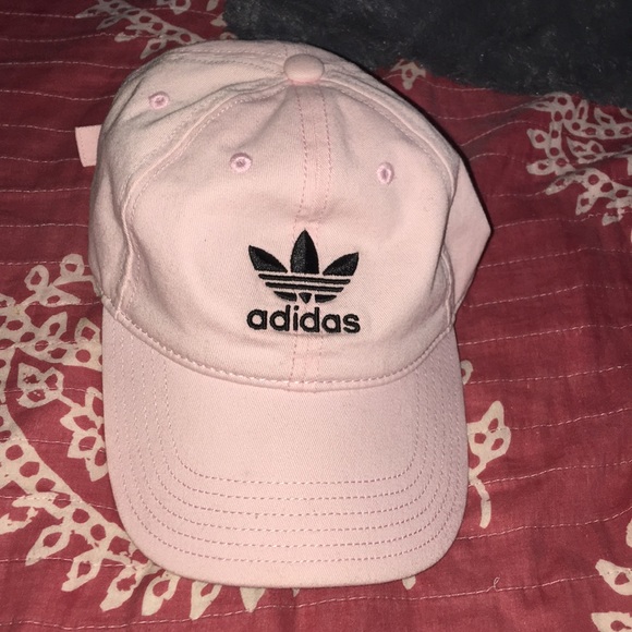 pink adidas cap